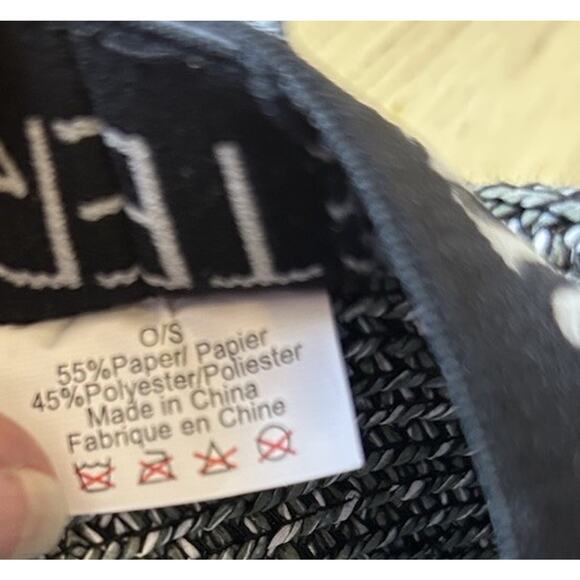 PETER GRIMM Mens Fedora Hat Paper Black Speckle Vacation Hipster Retro Packable - Picture 6 of 13